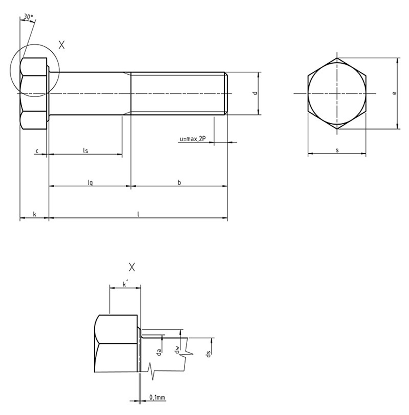 DIN 6914 High Strength Structural Bolt 1