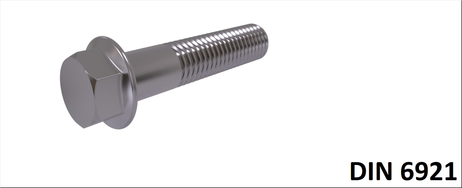 DIN 6921 Hexagonal Flange Bolt 3